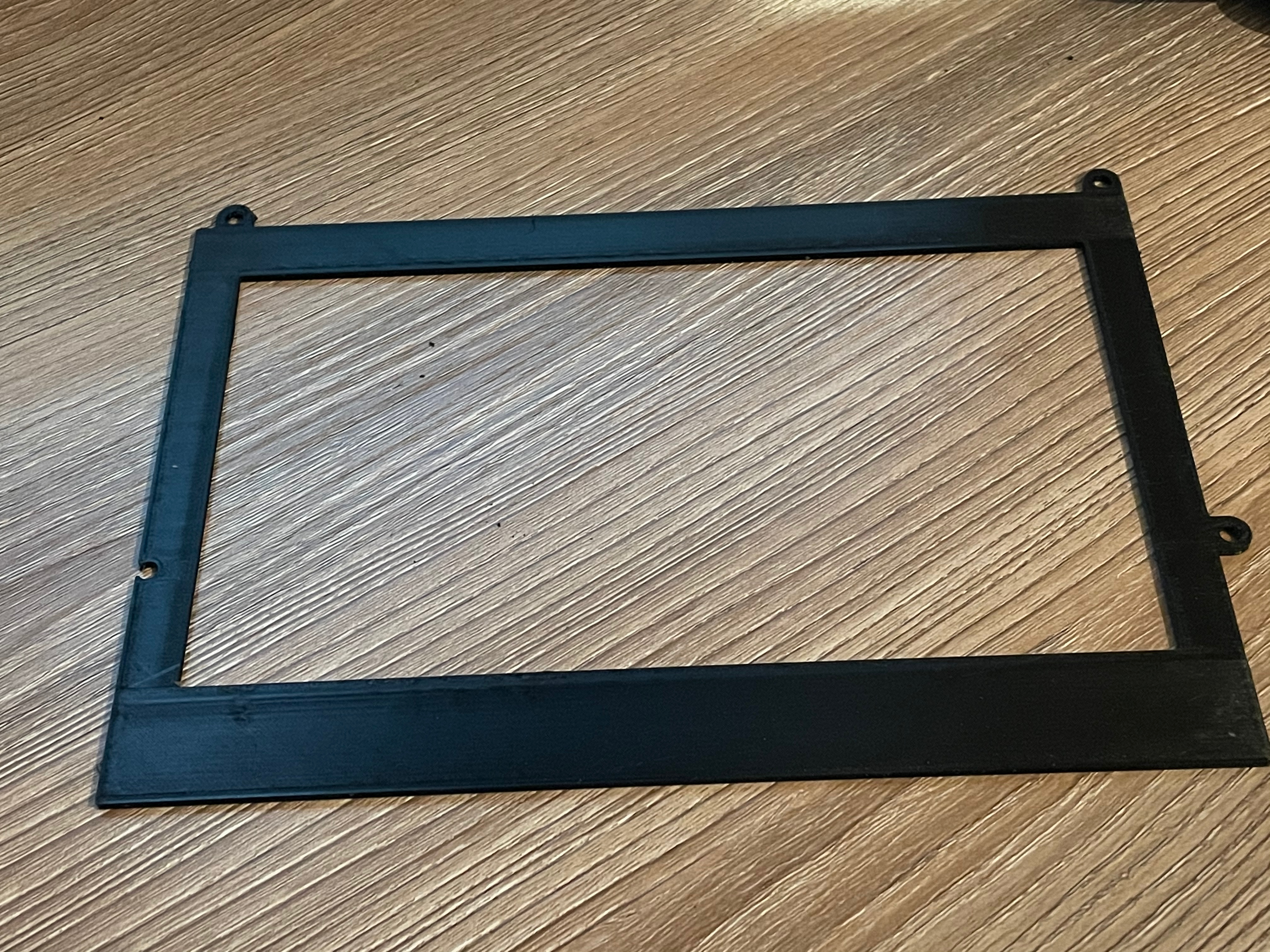 Smooth Double DIN head unit frame